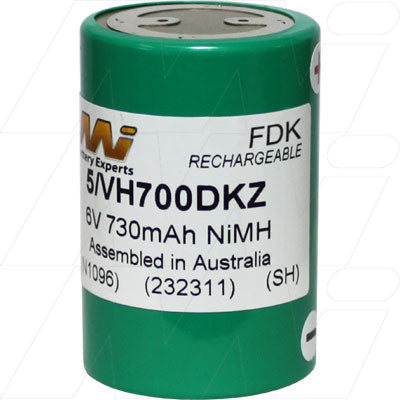 MI Battery Experts 5/VH700DKZ 6V 650mAh NiMH Rechargeable Camera Battery - Professional-Grade Power for Extended Photography Sessions