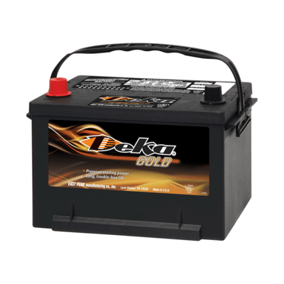Deka Gold 658MF (GRP 58) Car Battery - Extreme Temperature, High Cranking Power, 42-Month Warranty, Non-Commercial Use 