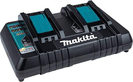 Makita DC18RD Mini Dual Port Battery Charger 14.4-18V Li-ion 3A 1.5kg