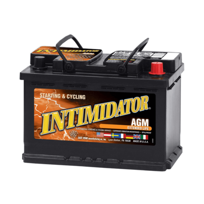 Deka Intimidator 9A48 (DIN66) AGM Battery - Marine, Automotive & Commercial - Spillproof, Vibration Resistant, Dual Purpose 