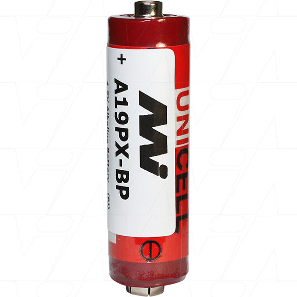 Unicell A19PX-BP1 Professional 4.5V 600mAh Alkaline Camera Battery - Compact 35g Design for Extended Shooting Sessions