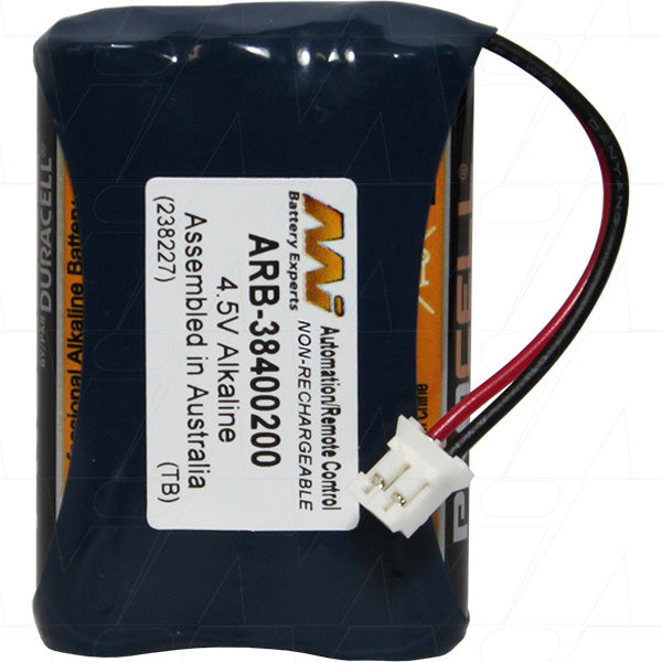 MI Battery Experts ARB-38400200 Professional 4.5V Alkaline Battery for Precision Instruments & Industrial Sensors