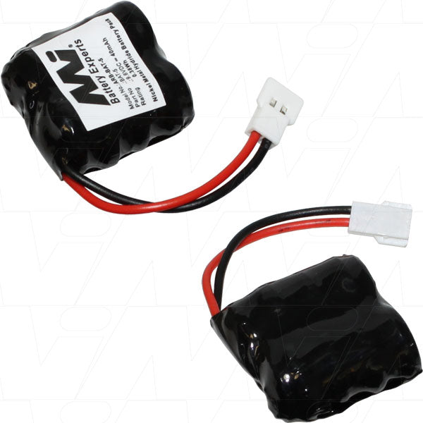 MI Battery Experts ARB-BAT-5 NiMH 9.6V 40mAh Compact Battery Pack - Professional-Grade Power for Precision Equipment