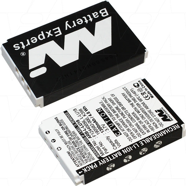 ARB-L-LU18 Professional Lithium-Ion Battery 3.7V, 1.3Ah, 4.8Wh - Compact 27g Powerhouse for Portable Devices