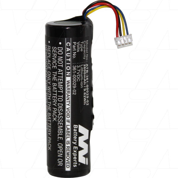 Professional-Grade 2.6Ah Lithium-Ion Battery for Animal Tracking & Training Devices - 3.7V, 9.6Wh, Compact 47g