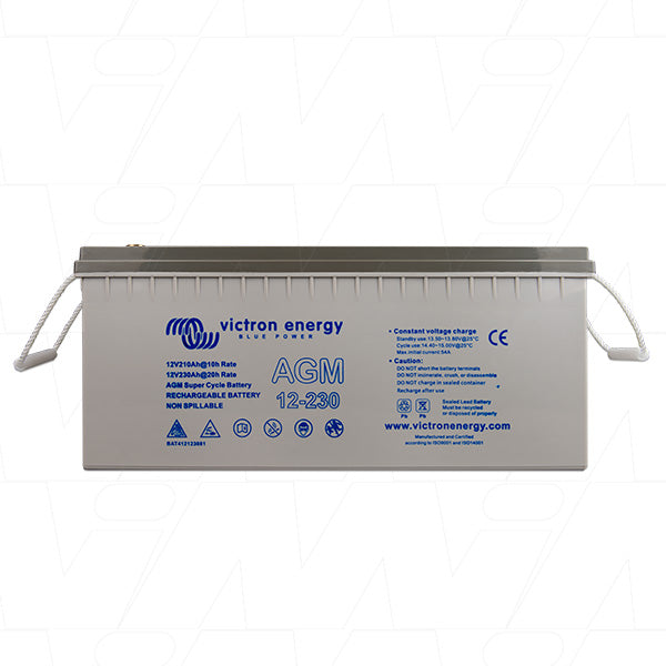 Victron Energy BAT412123081 12V/230Ah Sealed Lead Battery for Demanding Backup & Cyclic Applications