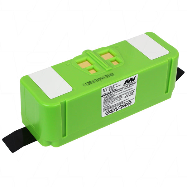 MI Battery Experts BCIR-4502233 14.4V 4Ah Lithium-Ion Battery Pack - Compact Industrial Power for Professional Equipment