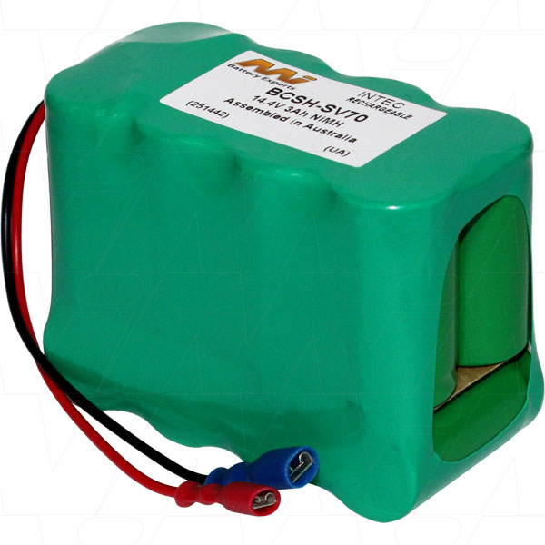 Professional BCSH-SV70 Camera Battery 14.4V, 3Ah NiMH for Sony Video Equipment - Extended Runtime, Zero Memory Effect