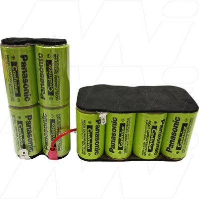 Professional-Grade NiCd Battery Pack MI Battery Experts BCVA-VR380 14.4V 1.7Ah for High-Drain Industrial Tools & Emergency Backup Systems