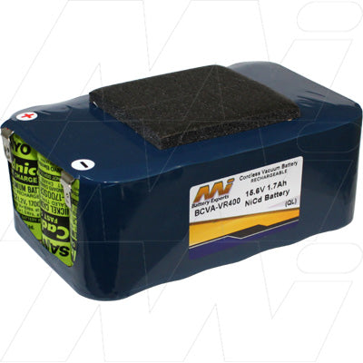 BCVA-VR400 15.6V NiCd Battery Pack - Enterprise Backup Power, Industrial Tools, Emergency Systems, 1.7Ah