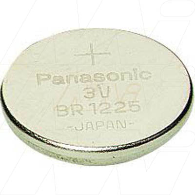 Panasonic BR1225/BN 3V 48mAh Lithium Coin Cell Battery - Long-Lasting Memory Backup Power for Electronics
