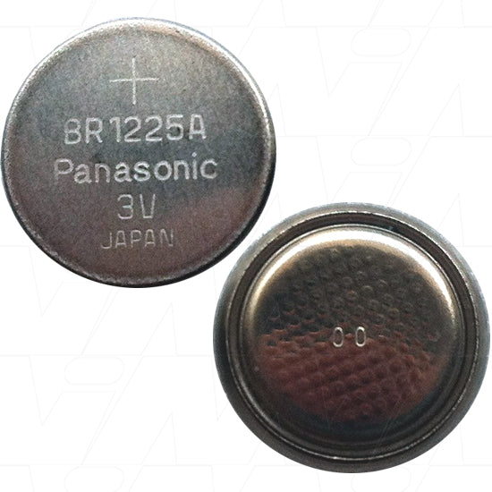 Panasonic BR1225A/BN 3V Lithium Coin Cell Battery - 48mAh Capacity for Professional Memory Backup & CMOS Power