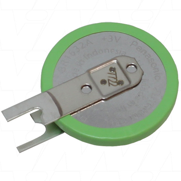 Panasonic BR1632A/VAN 3V Lithium Coin Cell Battery - 120mAh Capacity for Professional Memory Backup & RTC Applications