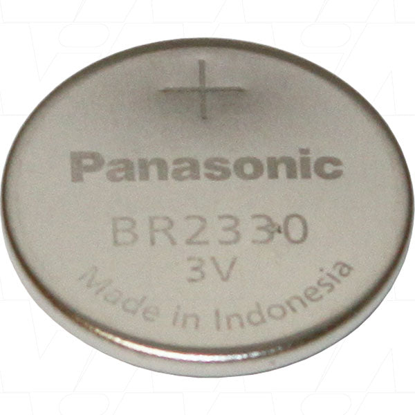 Panasonic BR2330/BN 3V Lithium Battery 255mAh Compact Memory Backup Power for Industrial & Professional Electronics