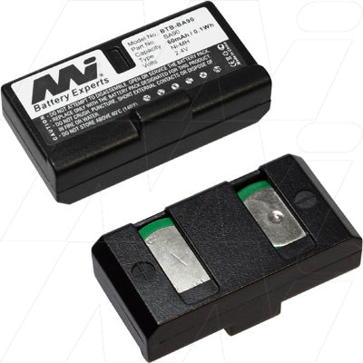 MI Battery Experts BTB-BA90 NiMH Bluetooth Headset Battery 2.4V, 60mAh, Ultra-Light 7g, Professional-Grade Power for Wireless Devices