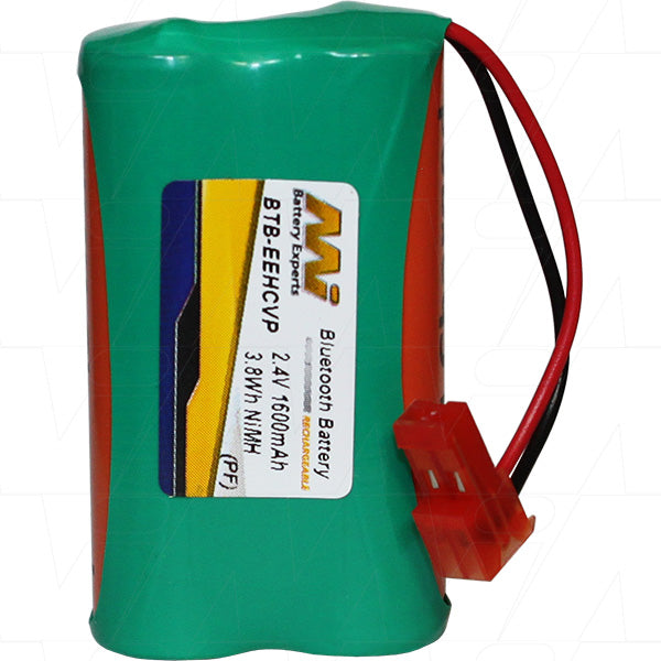MI Battery Experts BTB-EEHCVP NiMH Wireless Headset Battery - 2.4V, 1.6Ah, 52g - Long-Lasting Power for Professional Communication Devices