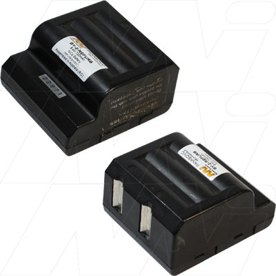 MI Battery Experts BY-2-Refurb Professional 700mAh NiCd Battery Pack for Surveying Equipment - 8.4V, 176g Compact Design