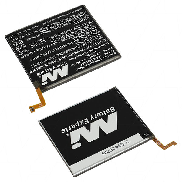 MI Battery Experts Premium 4.2Ah LiPo Smartphone Battery - High Capacity, Slim 5mm Profile, 3.85V Output