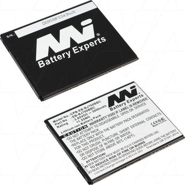 MI Battery Experts 3Ah Lithium-Ion Smartphone Battery Extended 3.85V Power, 11.6Wh Capacity, Lightweight 53g Design