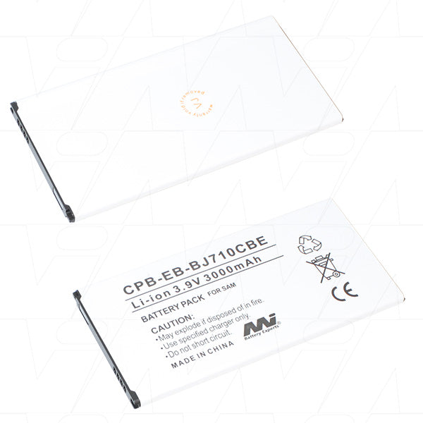 MI Battery Experts CPB-EB-BJ710CBE-BP1 3000mAh LiPo Smartphone Battery - 3.9V, 11.7Wh, 56g Ultra-Light, Extended Life Performance