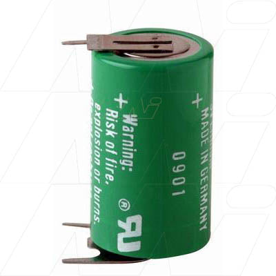 VARTA CR1/2AA-SLF1 3V Lithium Battery 950mAh, Professional-Grade Memory Backup Power for Industrial MBU & PLC Systems