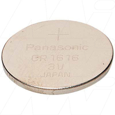 Panasonic CR1616 3V Lithium Coin Cell Battery - 55mAh, 16x1.6mm for Electronics & Instruments - Long-Lasting Power