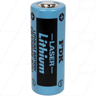 FDK CR17450E-R 3V Lithium Battery 2.4Ah Capacity, 7.2Wh Energy for Smart Meters, ITS & Emergency Systems