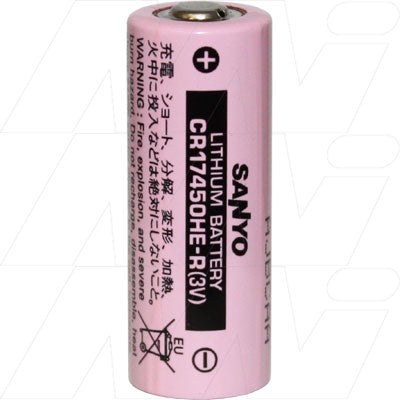 FDK CR17450HE-R 3V Lithium Battery - 2Ah Capacity, Industrial Reliability for Critical Systems & Smart Meters