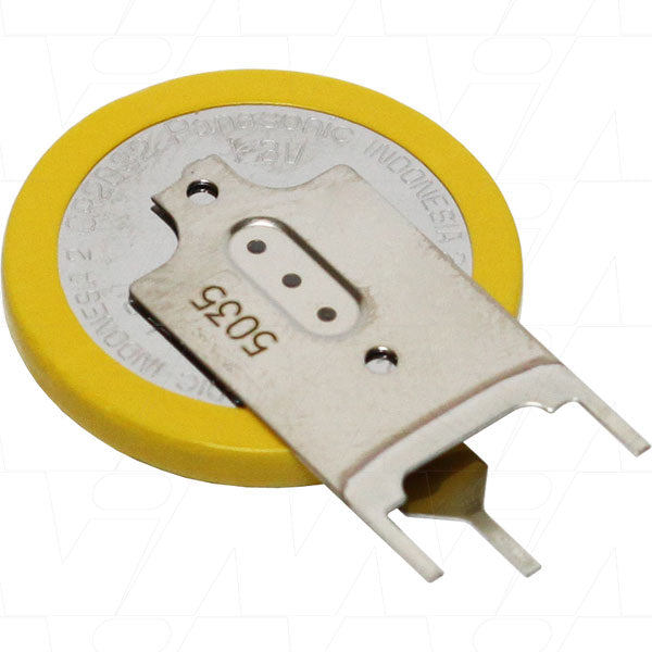 Panasonic CR2032/GVFN Lithium Coin Cell Battery - 225mAh, 3V, 20mm - Professional-Grade Memory Backup Power for Critical Electronics