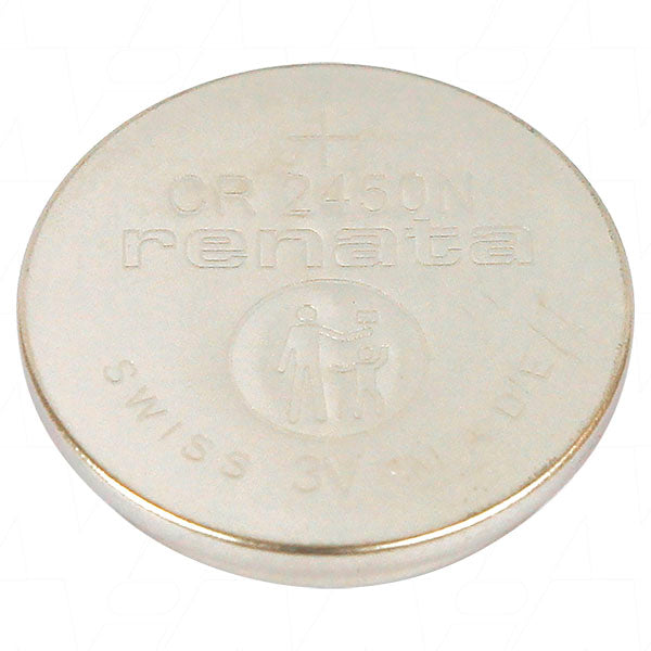 Renata CR2450N(R) 3V 560mAh Swiss Lithium Coin Cell Battery for Professional Electronics & Precision Instruments