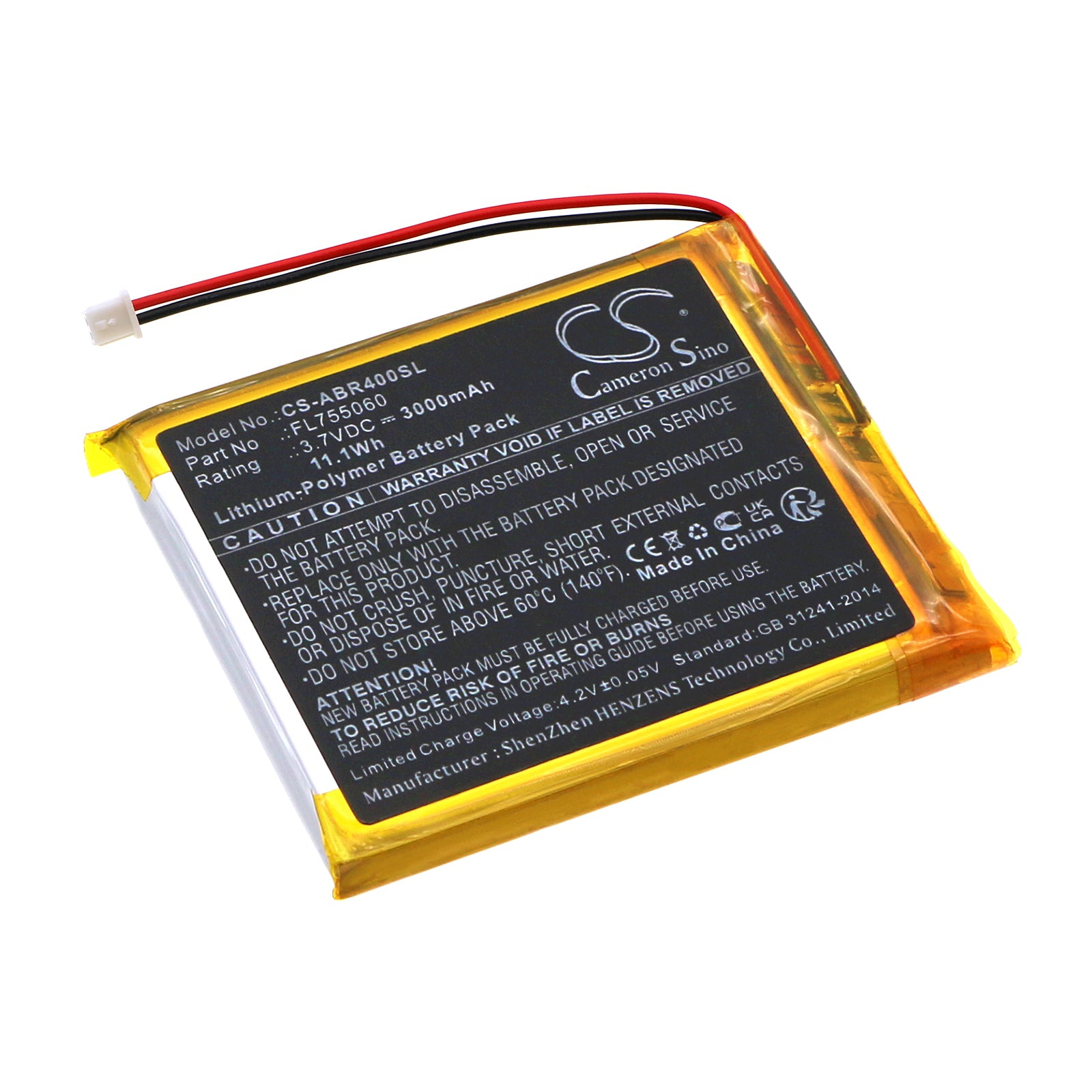 3000mAh Li-Polymer Battery for Anbernic RG40XX, RG40XXH & RG405M Retro Game Console Replacement - High Capacity
