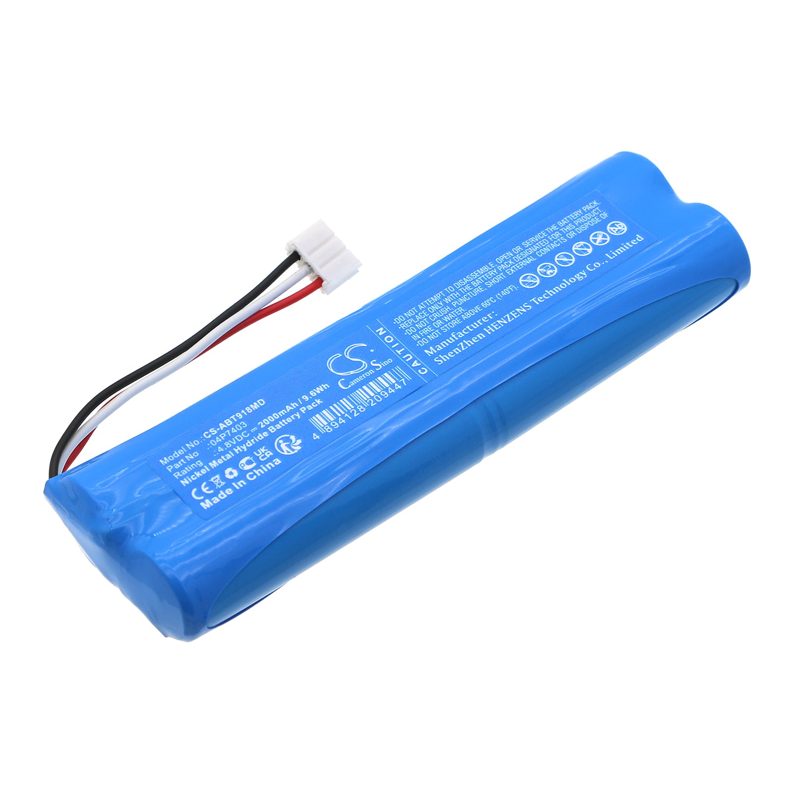 Abbott i-Stat System Replacement Battery - 4.8V 2000mAh NiMH - Medical Device Battery - 04P7403, OM11918 Replacement
