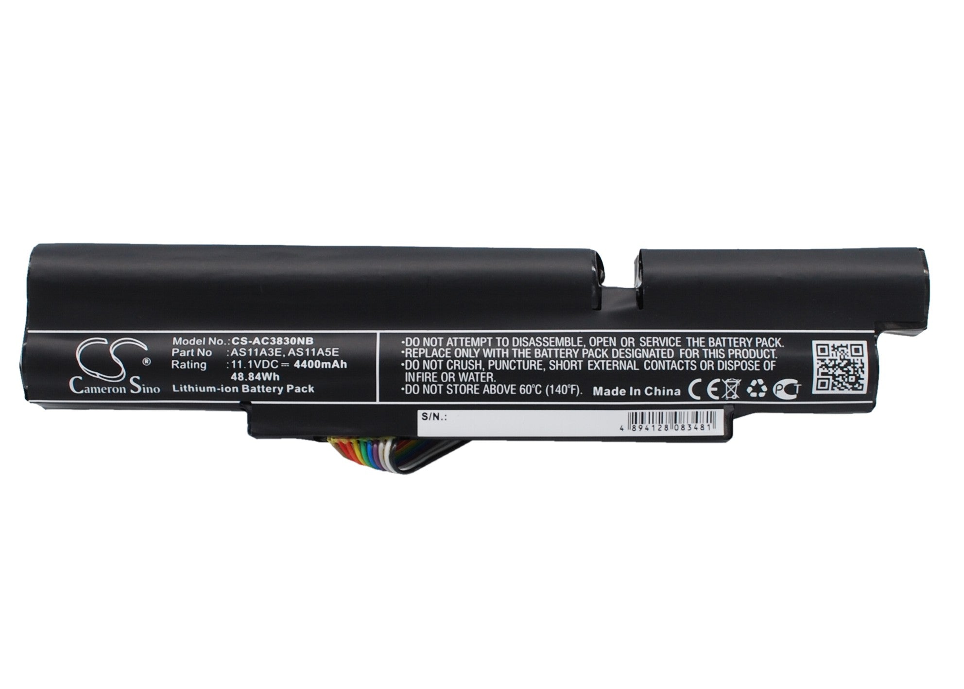 4400mAh Laptop Battery for Acer Aspire TimelineX 3830T 4830T 5830T Gateway ID47H Series - 11.1V Li-ion