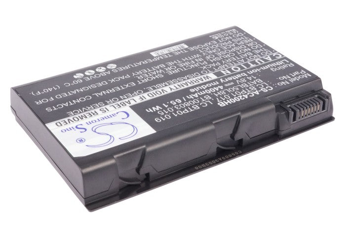 4400mAh Laptop Battery - Acer Aspire & TravelMate, 14.8V 65.12Wh - Li-ion Replacement for Select Models
