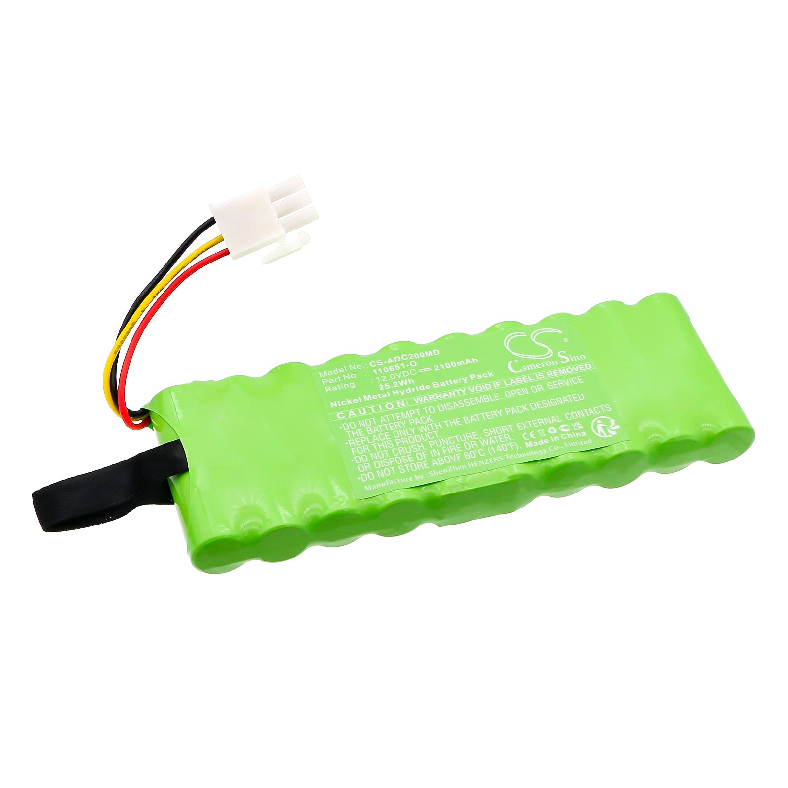 Asskea Suction Unit Battery: 12V 2100mAh NiMH Replacement - DC20, DC30, PRO I Compatible - Medical Grade Power
