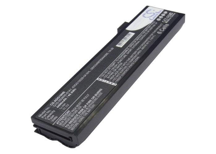 4400mAh Laptop Battery Replacement for Advent 4213 Notebook - 11.1V Li-ion (G10L, G10-3S3600-S1A1)
