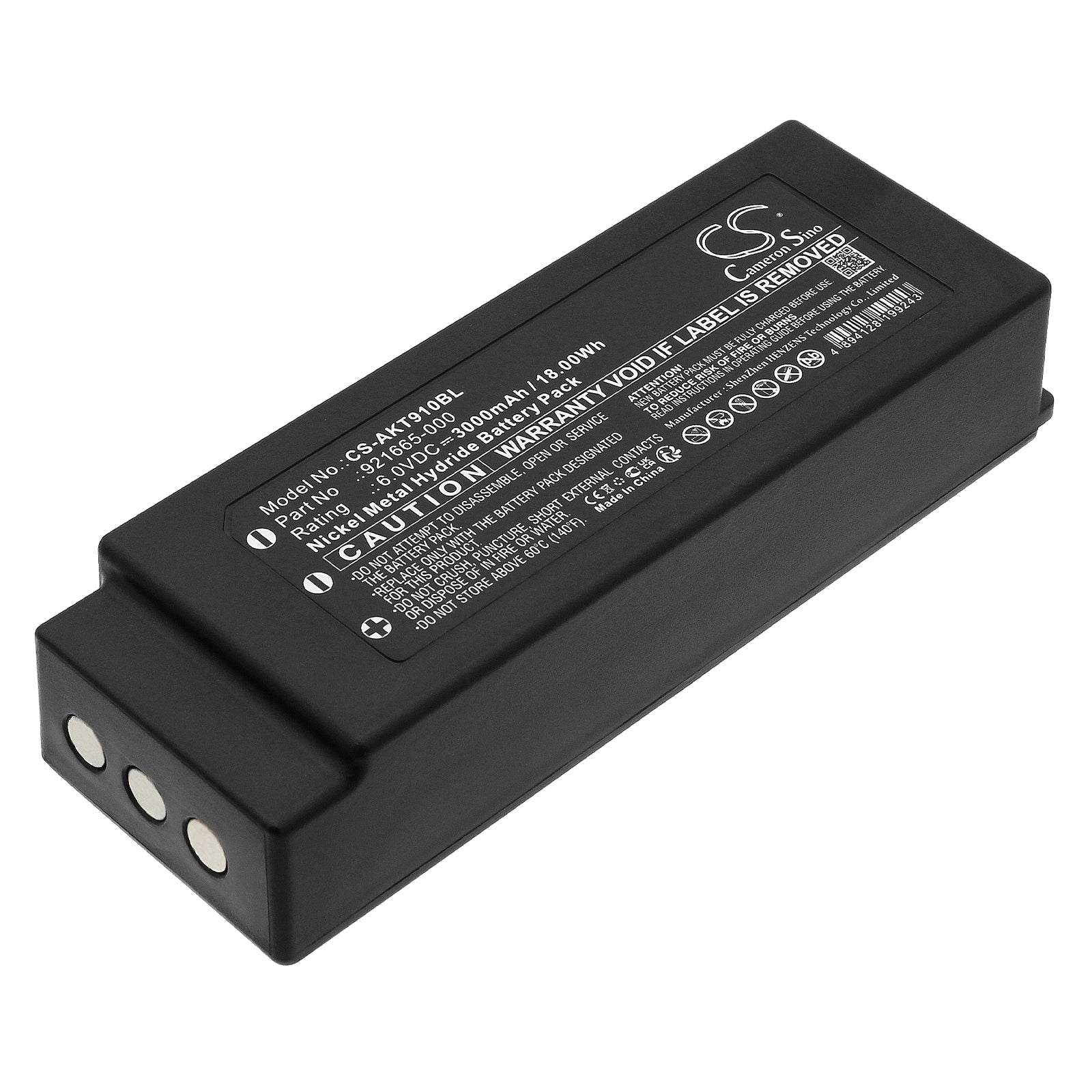 6.0V 3000mAh Ni-MH Replacement Battery for Akerstroms Crane Remote MC91 MC96 MC97 M500 Transmitters
