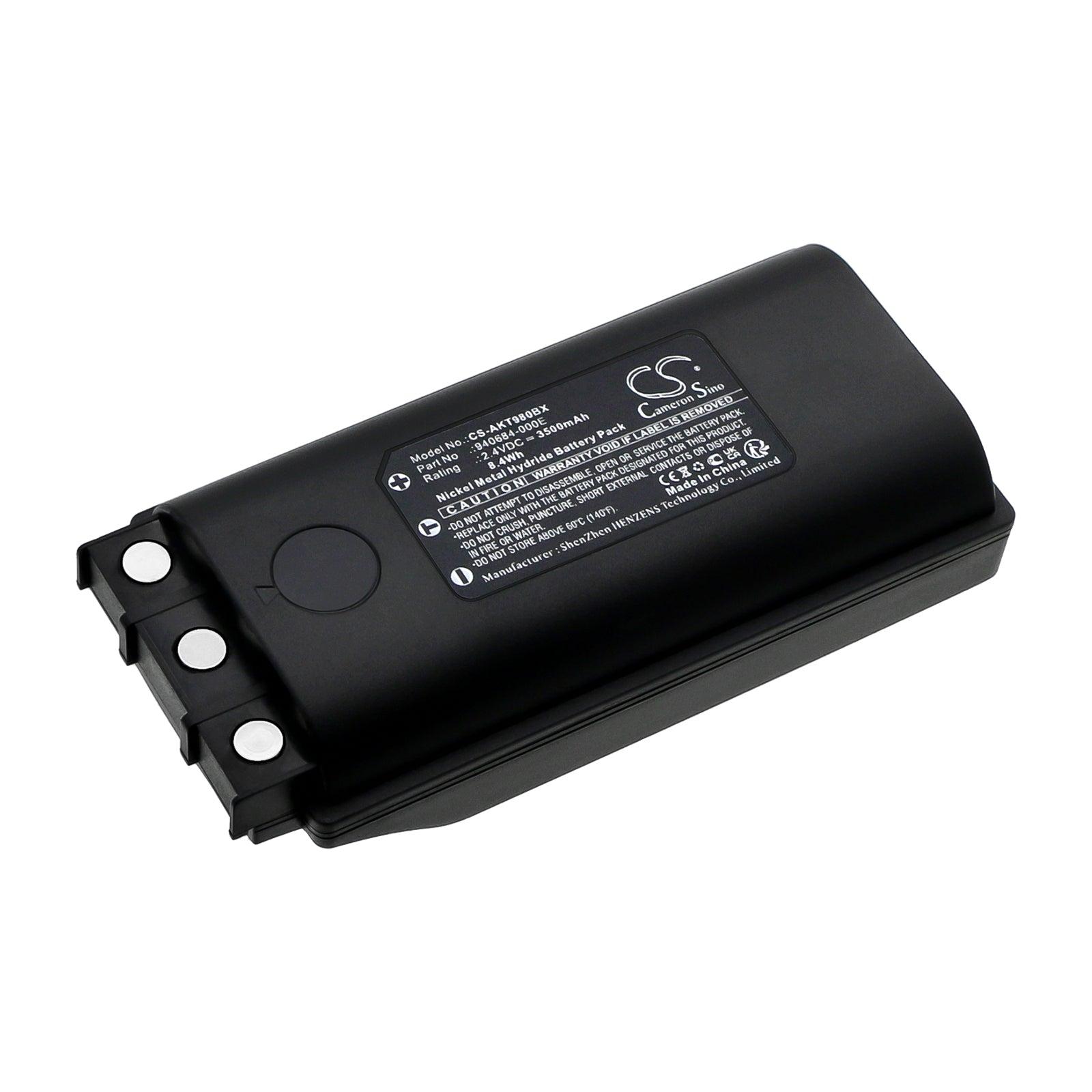 Akerstroms MC98 Transmitter Battery: 2.4V 3500mAh Ni-MH Replacement, Crane Remote Control, P/N 940684-000

