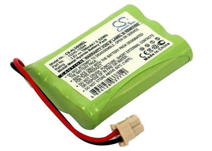 3.6V 700mAh Ni-MH Cordless Phone Battery - Asahi, Sanyo, Muji, Ohm, Tele2, Audioline Replacement - Enhanced Power
