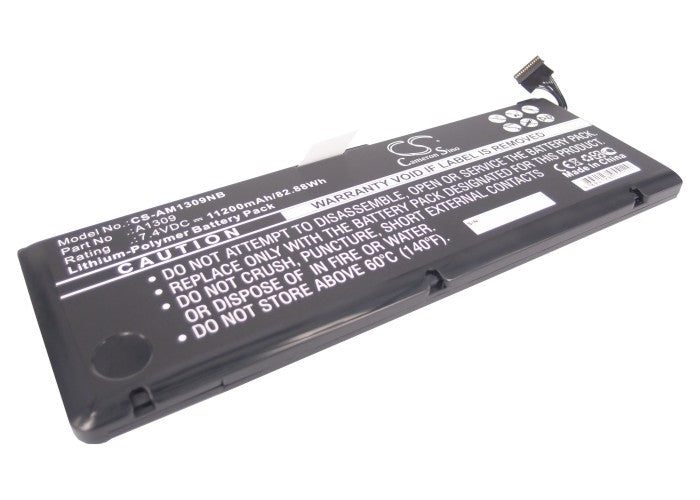 11200mAh Li-Polymer Battery Replacement for MacBook Pro 17" A1297 (2009) - 82.88Wh, 7.4V
