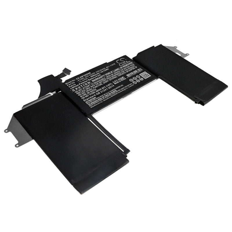 4800mAh Replacement Laptop Battery for MacBook Air 13" A1932 (2018) - MREE2, MRE92, A1965 - 11.4V 54.72Wh
