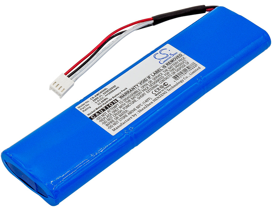 9.6V 3500mAh Ni-MH Battery for AEMC, Megger & Chauvin Arnoux Micro-Ohmmeters/Testers - Replacement Power

