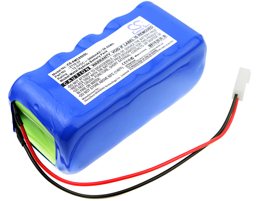 12V 3000mAh Ni-MH Replacement Battery for AEMC 8500, DTR-8500 Ratiometer - Survey Equipment Battery
