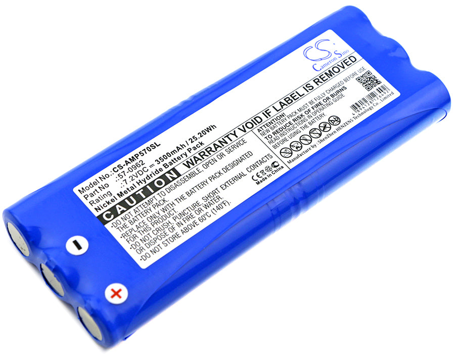 7.2V 3500mAh Ni-MH Replacement Battery for AMX Panjam, Phast VPT-CP/VPN-CP - Survey & Testing Equipment
