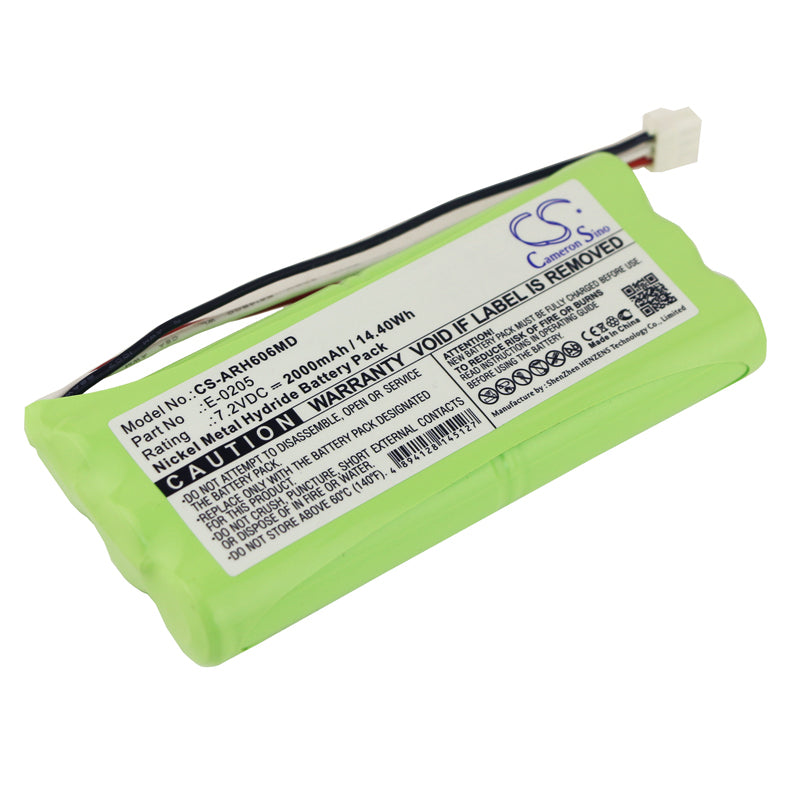 2000mAh 7.2V Ni-MH Replacement Battery for Aaronia AG Spectran HF-6060 V1/V4 Spectrum Analyzers
