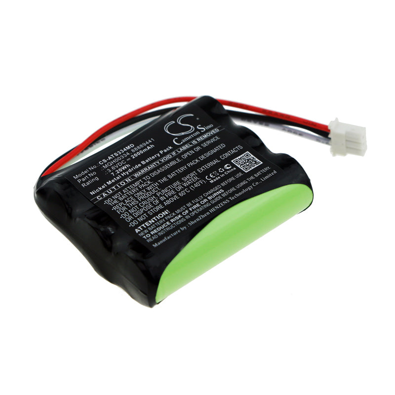 ATYS SystoeMedical Systolique Monitor Battery - 3.6V 2000mAh Ni-MH Replacement for ATYS52, MQH00334
