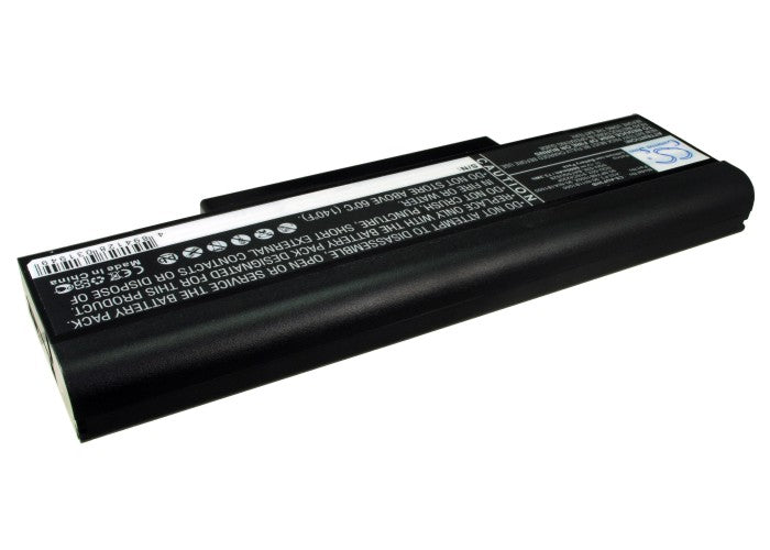 6600mAh Laptop Battery - Advent 7093 QT5500, MSI EX600, Asus Z96 Replacement - 11.1V 73Wh Li-ion
