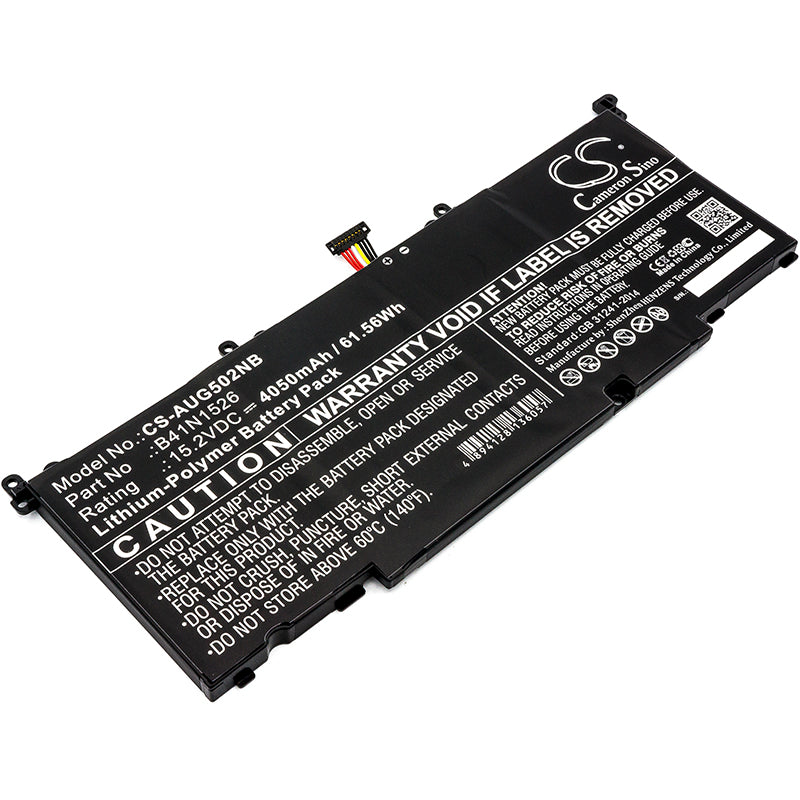 61.56Wh Laptop Battery Replacement for Asus GL502V & ROG Strix GL502VM - 15.2V 4050mAh
