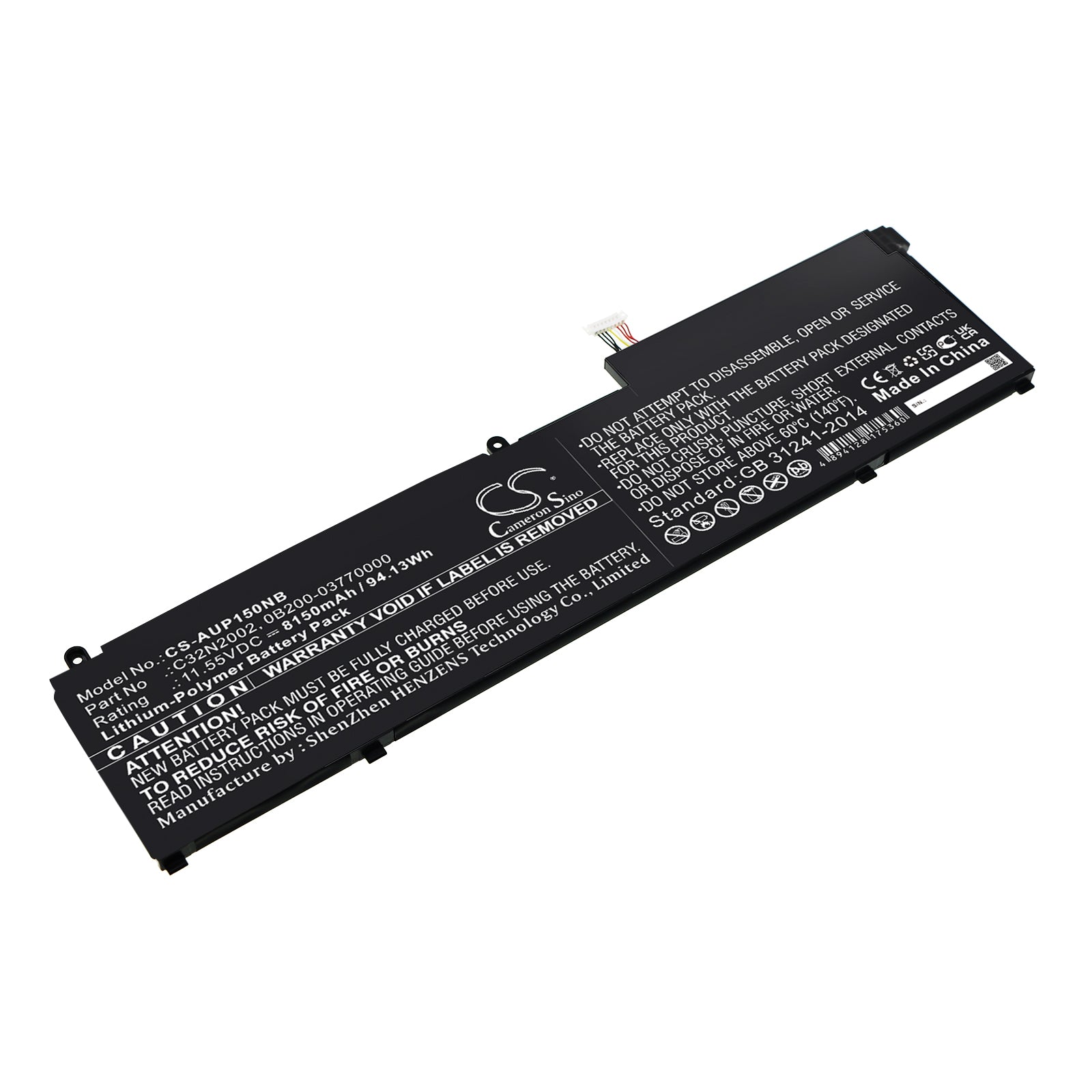 Asus ZenBook Pro 15 OLED UM535, Flip 15 UX564 Laptop Battery - 94.13Wh, 11.55V, 8150mAh - Replacement Power
