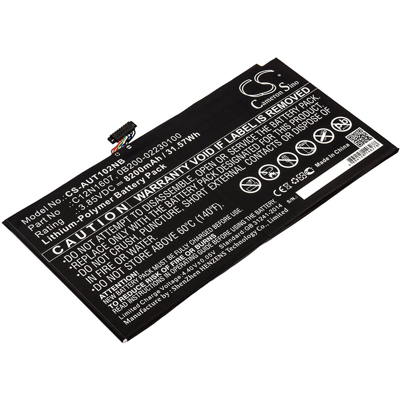 8200mAh Laptop Battery for Asus Transformer Mini T102H T102HA - 3.85V 31.57Wh Replacement - Tablet/Laptop Battery